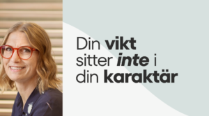 Din vikt sitter inte i din karaktär.